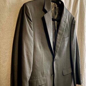 DKNY blazer classic suit jacket lord and taylor vintage black 34/36